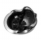 Aga4Kids Helm Schwarz 54-58 cm
