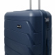 Aga Travel Kofferset 3-teilig MR4675 – Polypropylen Hartschalenkoffer TSA-Schloss 360° Doppelrollen Teleskopgriff leicht & robust Handgepäck 33/63/93L Dunkelblau