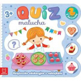 Aksjomat Quiz malucha z naklejkami z kaczuszką 3-4lata KS0869 uniwersalny