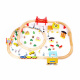 Aga4Kids Holzeisenbahn 108 Teile mit Batterie