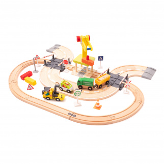 Aga4Kids Holz-Eisenbahnset 36 Teile DS5642