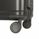 Handgepäck, Aluminium Koffer MR4678 Schwarz, Teleskopgriff, TSA, 4 Rollen, Aluminium Hartschale