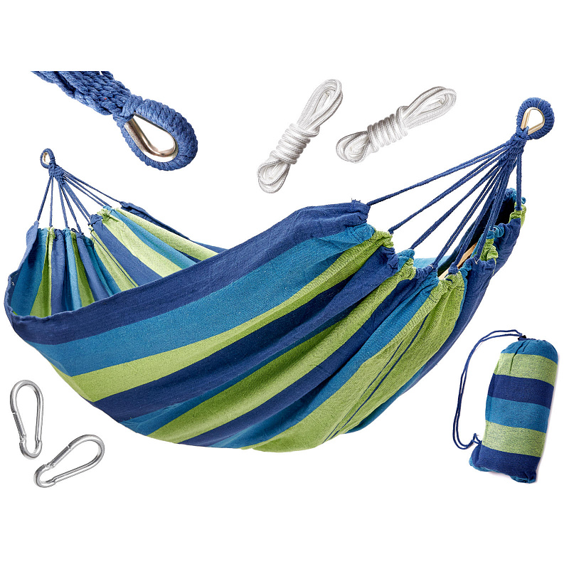 Aga Hängematte für 2 Personen 200x150 cm in blau