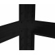 Aga Steckregal, Werkstattregal,Schwerlastregal, Lagerregal, Metallregal 180x90x40 cm, 5 Böden, raglast gesamt 875 kg Schwarz