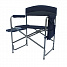 Aga Campingstuhl mit Tisch & Seitentasche Grau / Schwarz – Faltbarer Regiestuhl mit Armlehnen, Aluminiumgestell, bis 100 kg, für Outdoor, Angeln & Garten