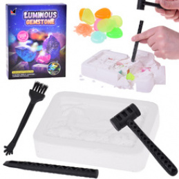 Mały archeolog wykopaliska kamienie fluorescencyjne szukanie skarbu ZA5595 uniwersalny