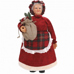 Figurka świąteczna Pani Mikołaj - 60 cm