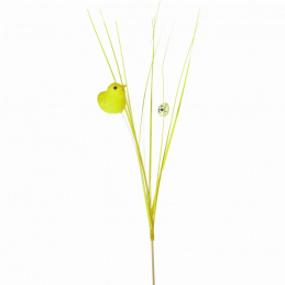 Trawa dekoracyjna z kurczakiem wielkanocna