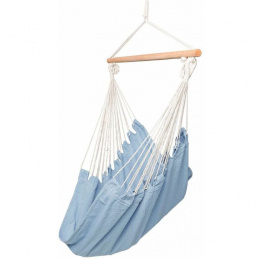 Linder Exclusiv Hängeschaukel,Hängesitz Indoor -Outdoor,Belastbarkeit 150Kg ,Hellblau