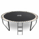 Aga SPORT PRO Trampolin 305 cm Schwarz + Sicherheitsnetz + Leiter