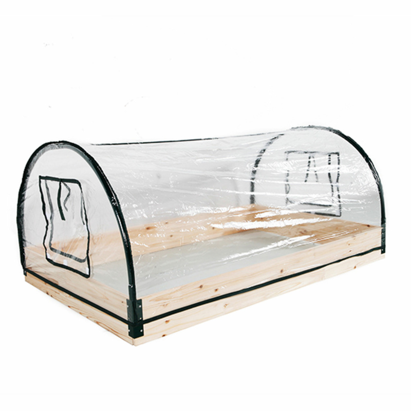 Linder Exclusiv Gartenfoliengewächshaus mit Holzrahmen MC4402