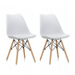 Aga 2x Esszimmerstuhl MR2035 Weiß