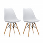Aga 2x Esszimmerstuhl MR2035 Weiß