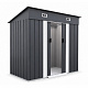 Aga Gartenhaus 222x174x125 cm Dunkelgrau