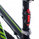 LED-Fahrrad-Taschenlampe, hinten-vorne USB-Set