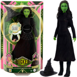 Mattel Lalka kolekcjonerska śpiewająca Elphaba z filmu WICKED ZA6067 uniwersalny