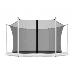 Aga Sicherheitsnetz für Trampolin 366 cm für 6 Stangen Schwarz Innennetz