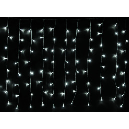 Linder Exclusiv Weihnachtsbeleuchtung Regen 160 LED Kaltweiß