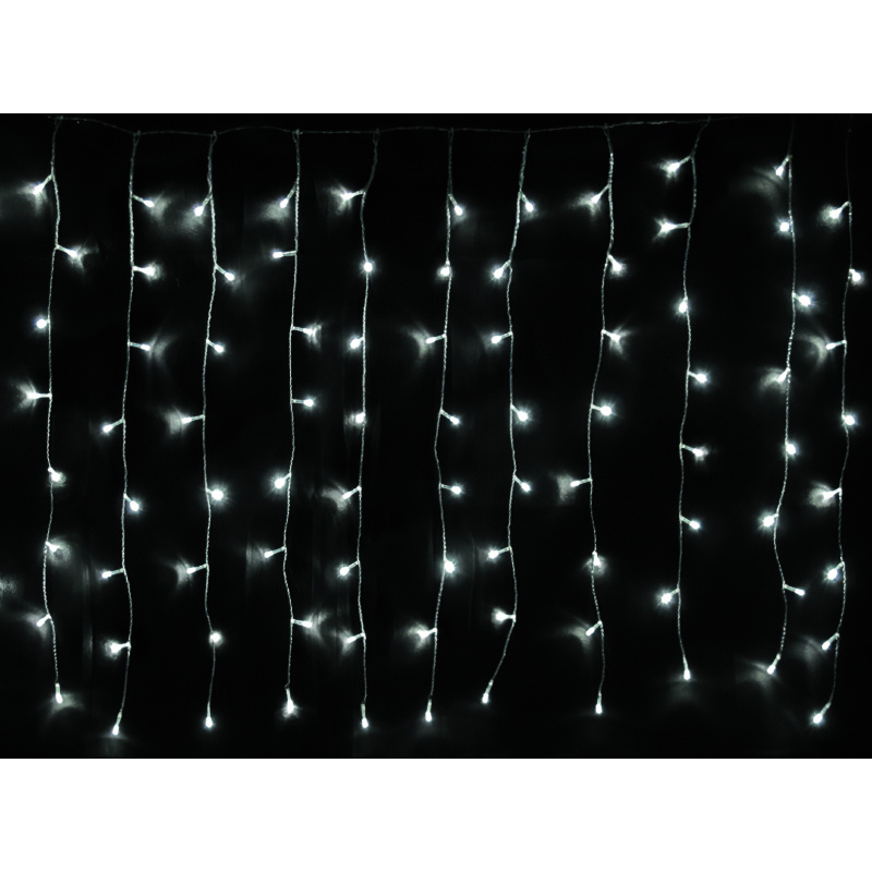Linder Exclusiv Weihnachtsbeleuchtung Regen 160 LED Kaltweiß