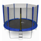 Aga SPORT TOP Trampolin,Kindertrampolin mit Sicherheitsnetz  305 cm 10 ft Blau
