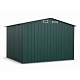 Aga Gartenhaus MR4054 – für Werkzeuge - verzinkter Stahl, 7,2 m2 – 301x214x238 cm - Schiebetür –  Grün – robust & witterungsbeständig – für Gartengeräte