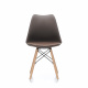 Aga Esszimmerstuhl MR2035Brown, Skandinavisch Design Küchenstühle Stuhl Braun