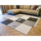 Aga Foam Puzzlematte 9 Stück schwarz und grau 60x60