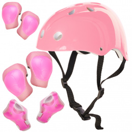 Aga Helm + Polster rosa