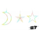 Sternlicht-Hängeleuchte, Mond 138 LED multicolor ISO 11328