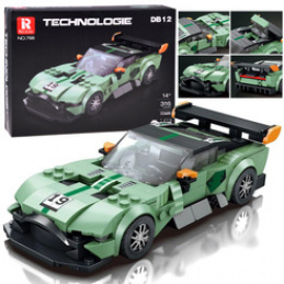 Klocki techniczne Sportowe auto DB12 ZIELONE spojler316-ele ZA5789 uniwersalny