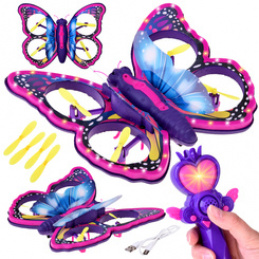Bajecznie kolorowy Motyl Dron sterowany za pomocą Magicznej Różdżki RC0727 uniwersalny Bajecznie kolorowy Motyl Dron sterowany za pomocą Magicznej Różdżki RC0727 uniwersalny
