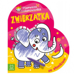 Aksjomat Zwierzątka. Kolorowanka ze słonikiem KS1184 uniwersalny