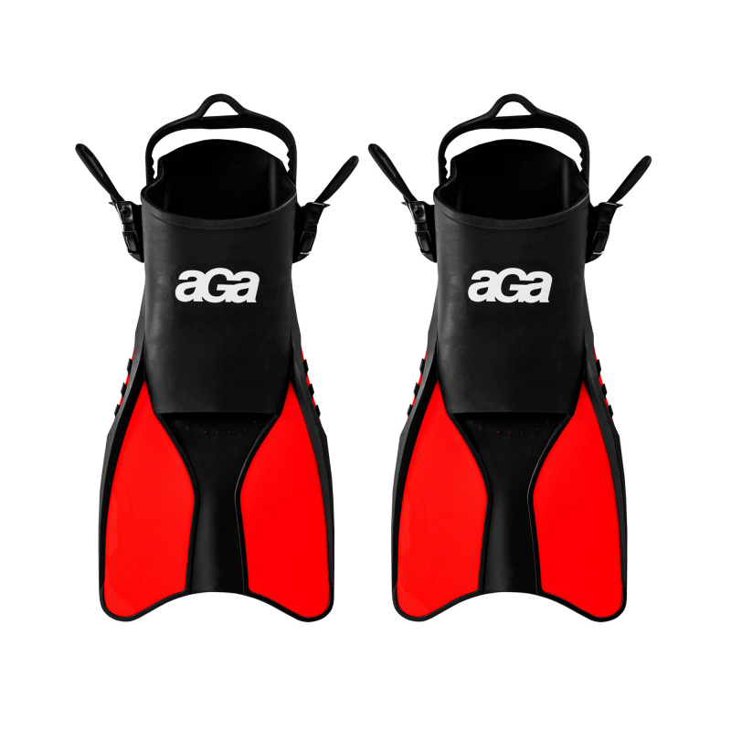 Aga Flossen 26-37 Schwarz/Rot