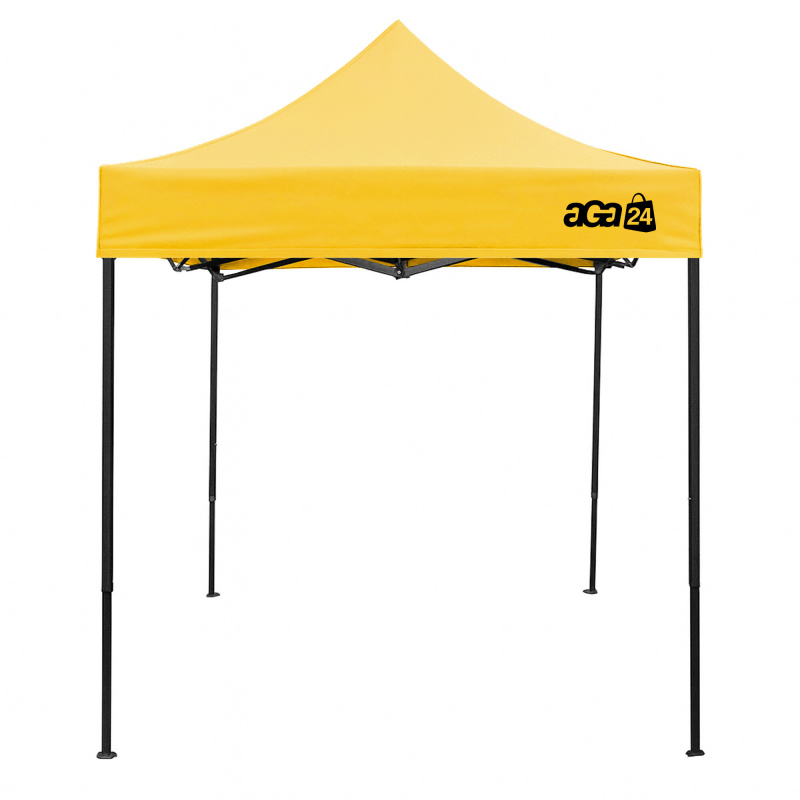 Aga Verkaufsstand ohne Seitenwände 2x2 m Gelb