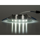 BERGE Pendelleuchte Deckenstrahler Deckenleuchte  BRG71024 nicht versenkbar - GU10 - rund + LED-Streifen 3W kaltweiß