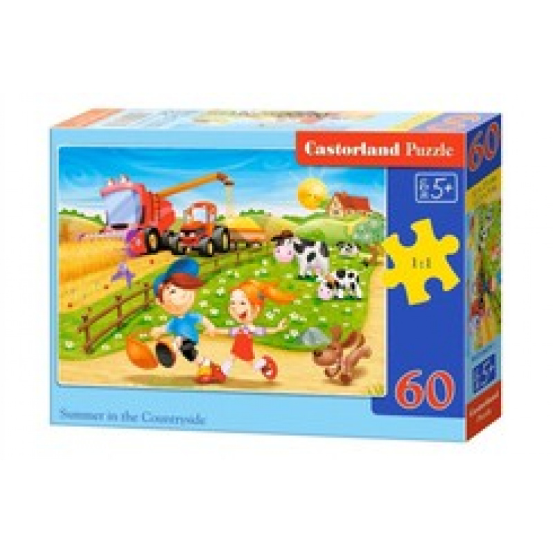 CASTORLAND Puzzle 60 Teile - Sommer auf dem Lande