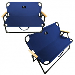 L66E4 SKŁADANE KRZESŁO  OGRODOWE ŁAWKA    PODWÓJNA