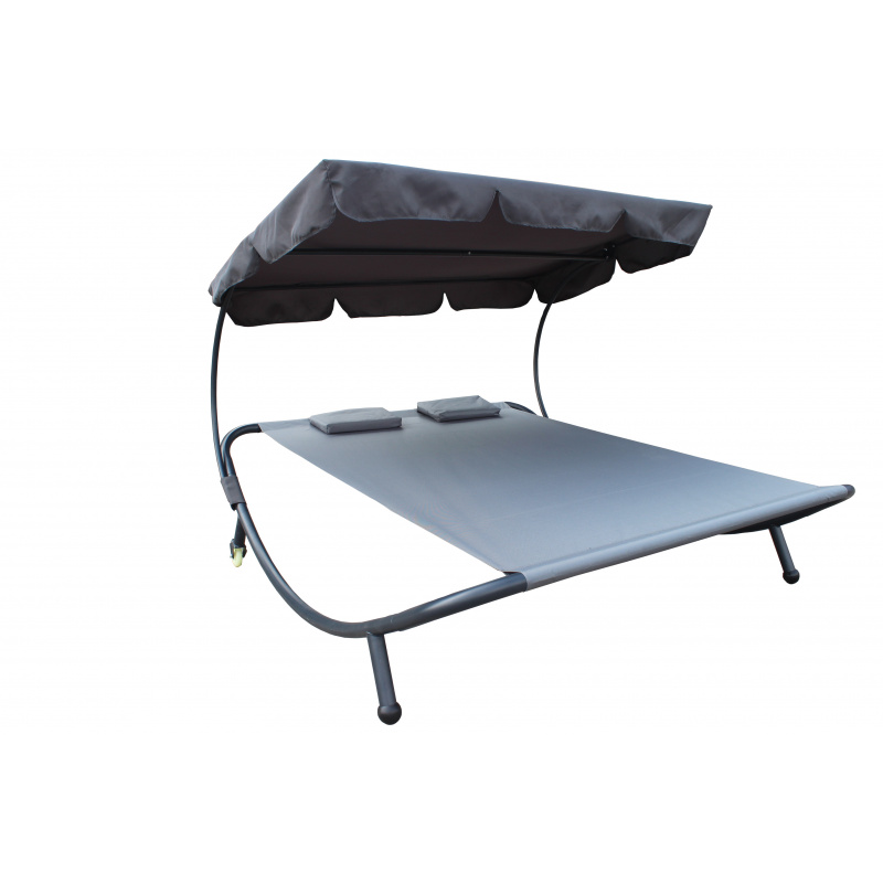 Linder Exclusiv Gartenliege für zwei Personen mit Baldachin MC4901