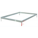 Aga Garten- Gewächshaus UV-gefilterten Polycarbonat-Kammerplatten,mit aufklappbaren Dachtfenster und Schiebetür MR4033 370x190x207 cm