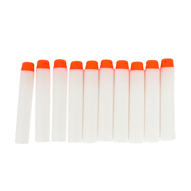 Aga4Kids Schaumstoff Leuchtpfeile Darts für Nerfpistole 7 cm 10 Stück