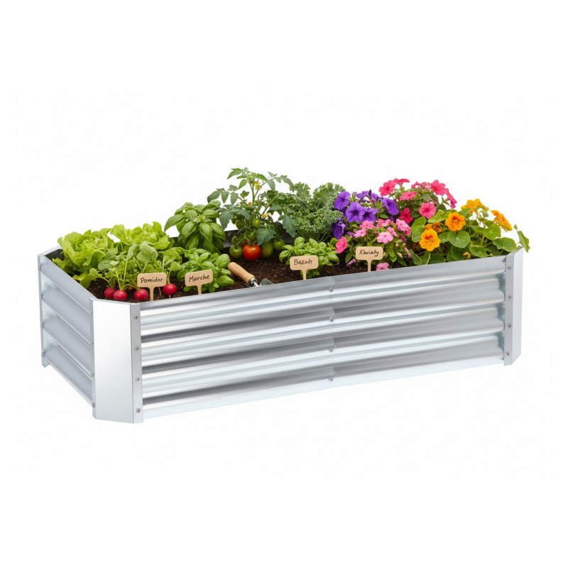 Aga Hochbeet 240x120x30 cm verzinkter Stahl