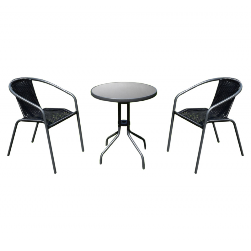 Aga Garten-Set TERRACE SET Anthrazit