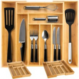 Bambuseinsatz/Organisation für Schublade Ruhhy 19189