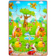 Aga4Kids Kinder Spielmatte 150x180 cm MR108  Krabbelmatte, Spielmatte doppelseitig, Spielunterlage ,Spielteppich, Spielteppich für Kinder