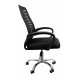 Aga Ergonomischer Bürostuhl Schreibtischstuhl,Drehstuhl MR2078 Schwarz