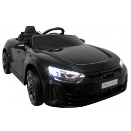 AUDI E-Tron GT Schwarz Batteriebetriebenes Auto EVA Leder Fernsteuerung