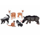 Figuren Tiere Safari Stinktier Nashorn ZA4474 universal