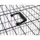 Aga Hundekäfig 90x60x67 cm mit Bodenschale Drahtkäfig, Hundetransportkäfig, Hundekäfig, Hundebox, Hundetransportkäfig, Metall Tierkäfig