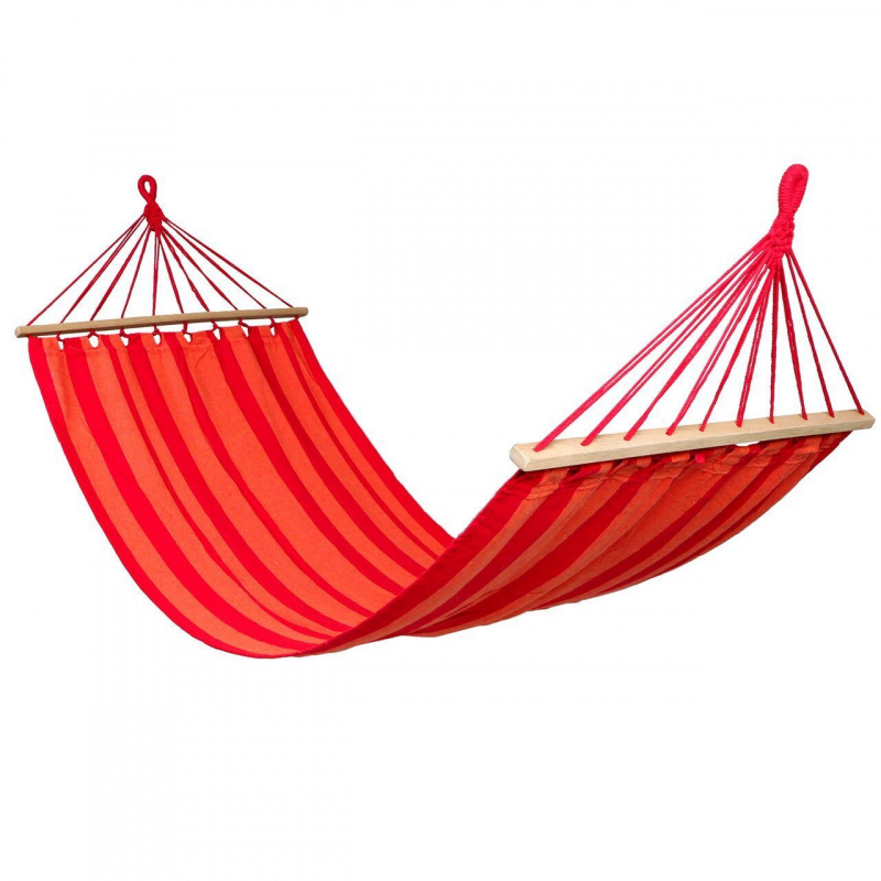 Linder Exclusiv Hängematte 200x150 cm Hängeliegen Rot/orange