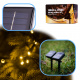 Aga Solar-Lichterkette 20 m 200 LED Warmweiß